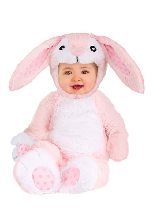 Fluffy Pink Bunny Baby Costume - US 2869