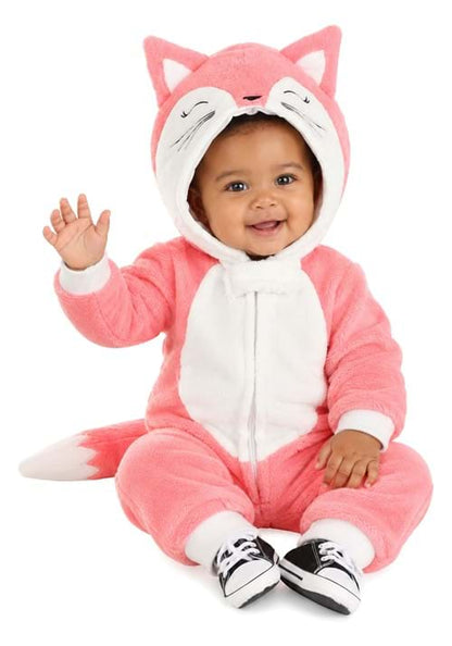 Infant Pink Fox Onesie Costume - US 7641