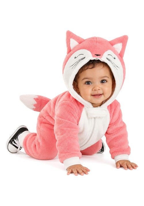 Infant Pink Fox Onesie Costume - US 7641