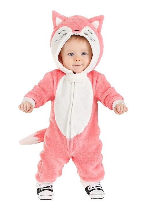 Infant Pink Fox Onesie Costume - US 7641