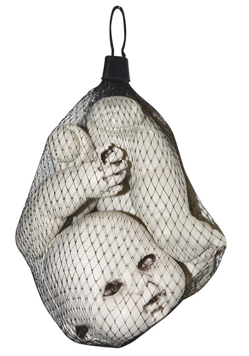 Bag of Scary Doll Parts Halloween Decoration - US 2048