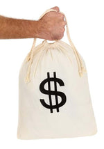 Bank Robber Money Bag Accessory Prop - US 0054