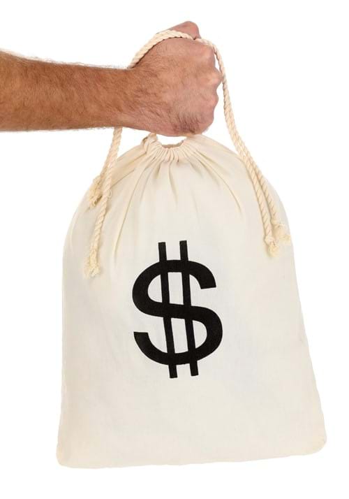 Bank Robber Money Bag Accessory Prop - US 0054