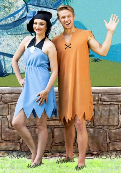 Barney Rubble Costume for Men - US 2174