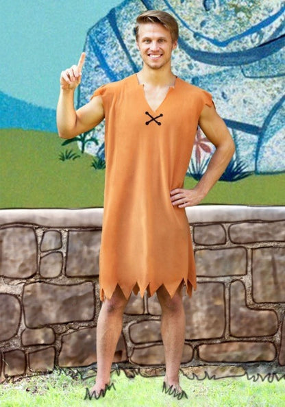 Barney Rubble Costume for Men - US 2174