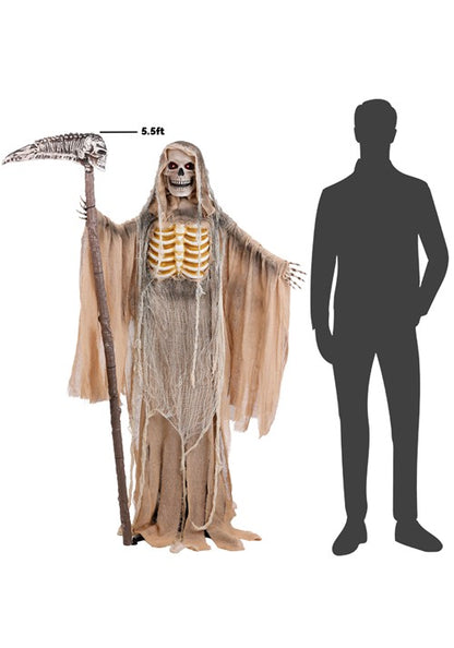 5.5FT Barrowman the Warding Reaper Animatronic Decoration - Scream Saver - US 8940