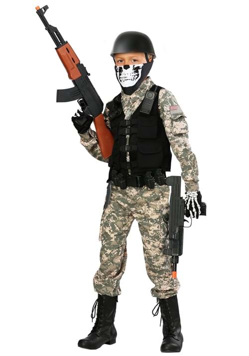 Child Battle Soldier Costume - US 3281