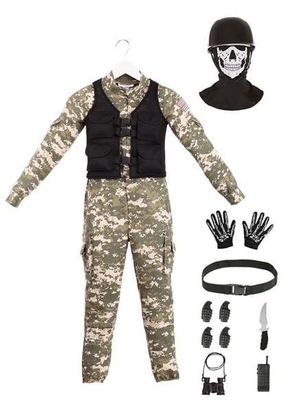 Child Battle Soldier Costume - US 3281
