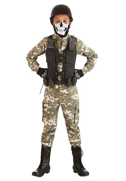 Child Battle Soldier Costume - US 3281