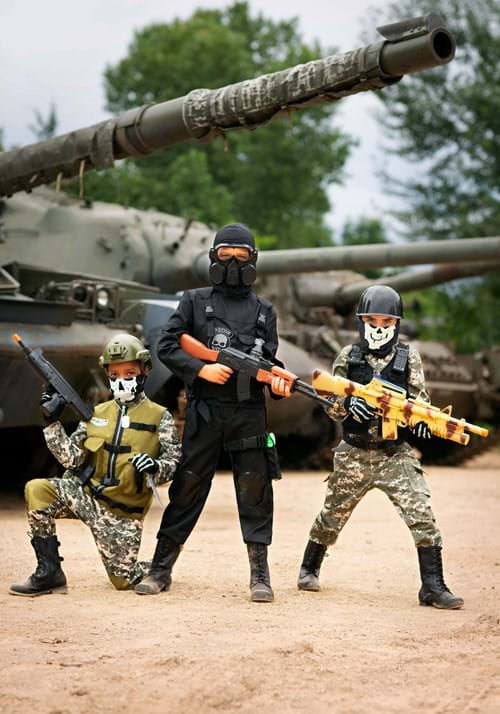 Child Battle Soldier Costume - US 3281