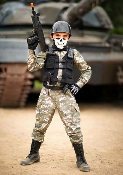 Child Battle Soldier Costume - US 3281