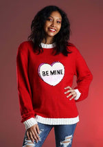 Be Mine Valentine's Day Adult Sweater - US 9746