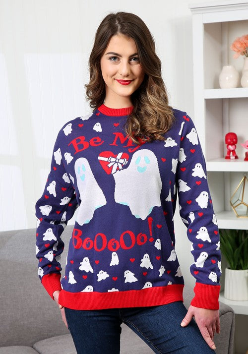 Be My Boo Valentine's Day Sweater for Adults - US 6327