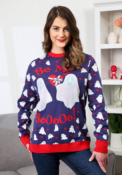Be My Boo Valentine's Day Sweater for Adults - US 6327