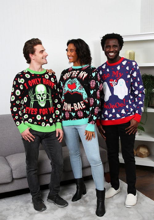 Be My Boo Valentine's Day Sweater for Adults - US 6327