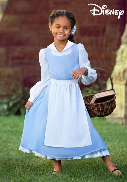 Belle Blue Dress Costume for Kids from Disney's Beauty and the Beast - US 8566
