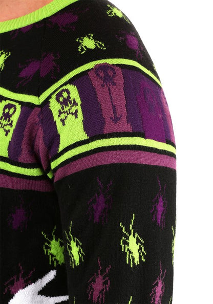 Beetlejuice It's Showtime! Halloween Sweater for Adults - US 2821