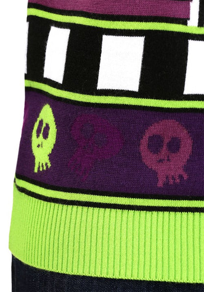 Beetlejuice It's Showtime! Halloween Sweater for Adults - US 2821