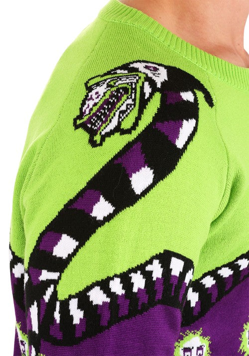 Beetlejuice Lydia Deetz Adult Halloween Sweater - US 9523