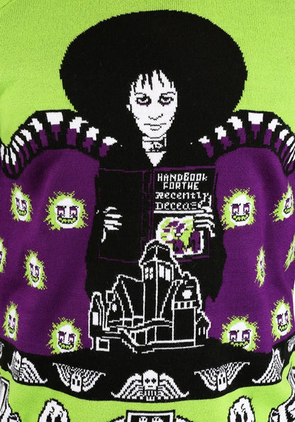 Beetlejuice Lydia Deetz Adult Halloween Sweater - US 9523
