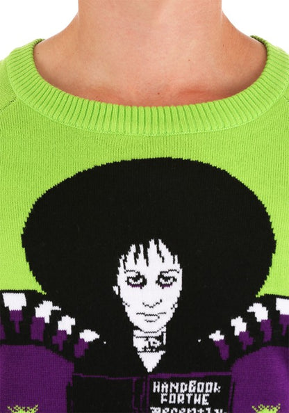 Beetlejuice Lydia Deetz Adult Halloween Sweater - US 9523