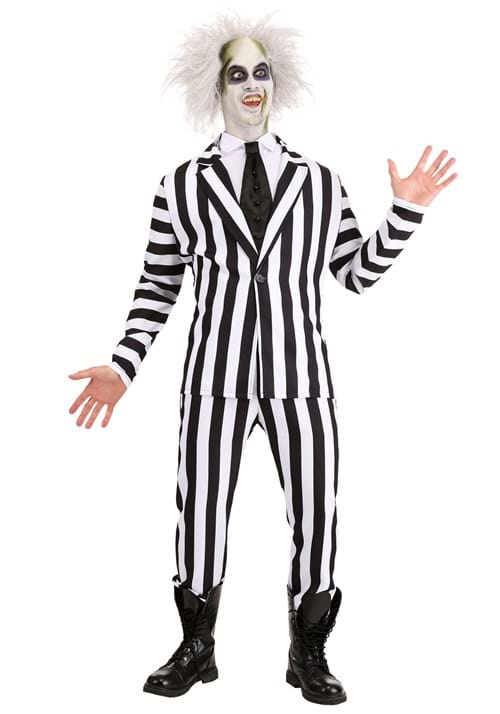 Plus Size Beetlejuice Men's Costume - US 6992