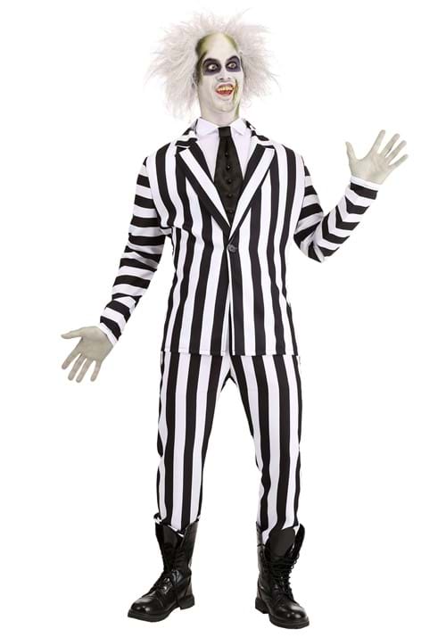Plus Size Beetlejuice Men's Costume - US 6992