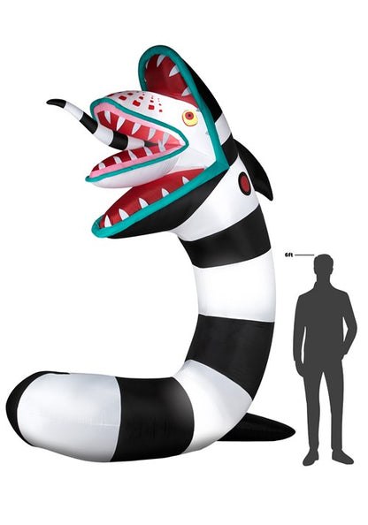 12FT Giant Inflatable Beetlejuice Sandworm Decoration - US 1795