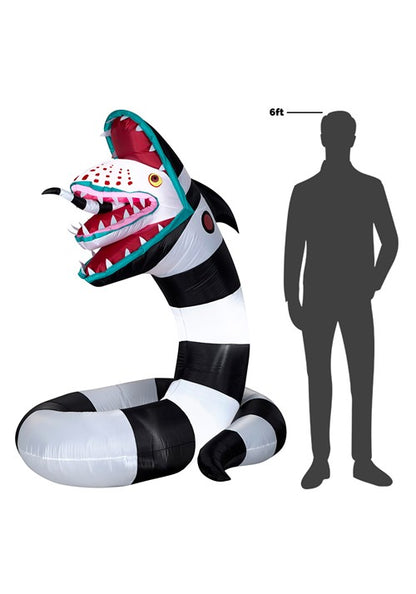 6FT Beetlejuice Sandworm Inflatable Decoration - US 2772