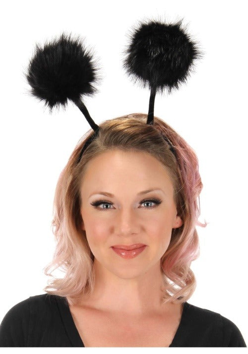 Bendable Bug Antennae Pom Costume Headband - US 4958
