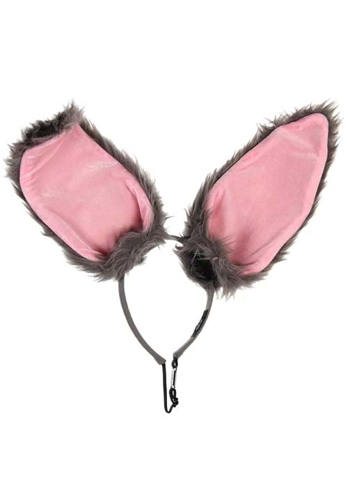 Bendy Gray Bunny Ears Costume Headband - US 7133