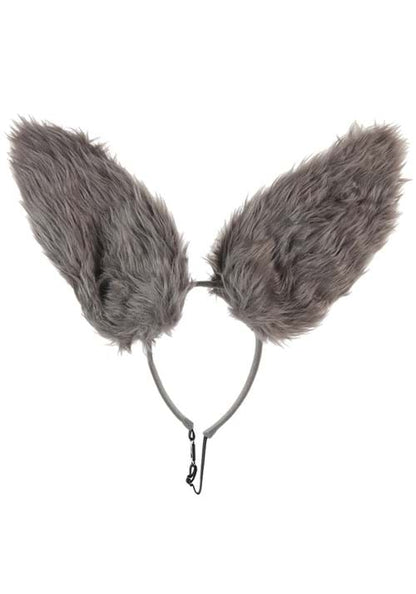 Bendy Gray Bunny Ears Costume Headband - US 7133