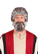 Biblical Moses Adult Costume Wig and Beard - US 8954