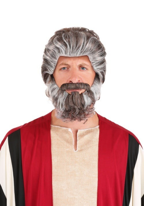 Biblical Moses Adult Costume Wig and Beard - US 8954