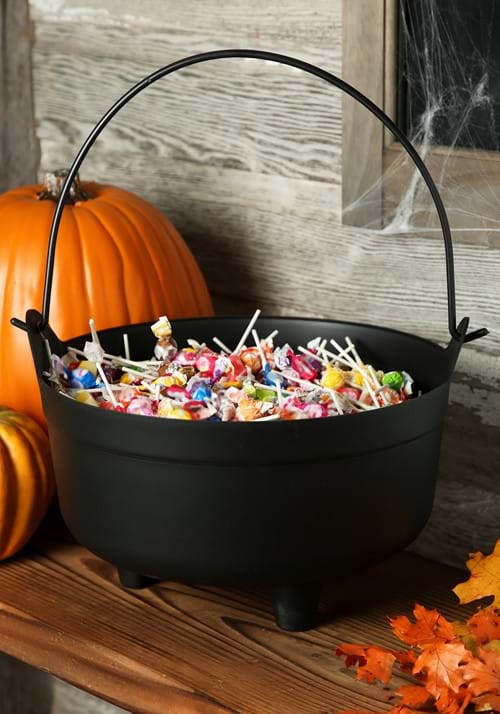 14-Inch Black Cauldron Decoration - US 8271