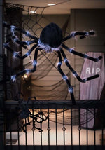 50-Inch Poseable Black Spider Decoration - US 9744