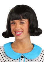 Women's Black 50's Flip Costume Wig - US 7701