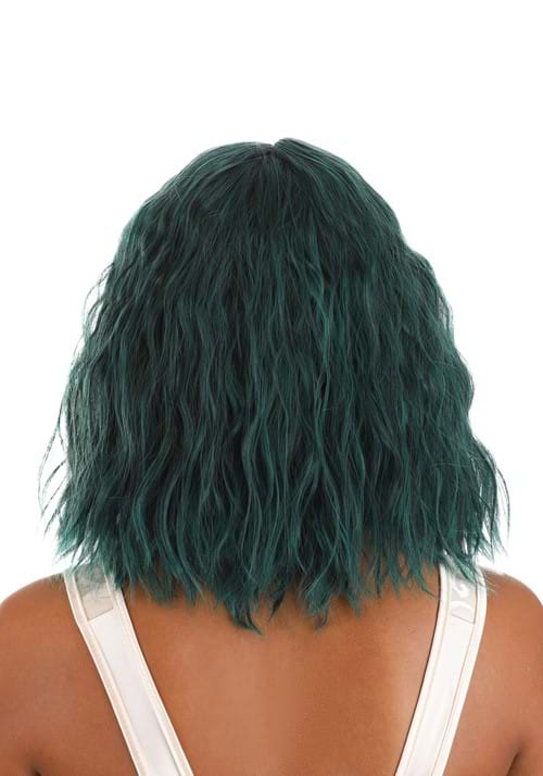 Black and Green Wavy Wig Accessory - US 5531