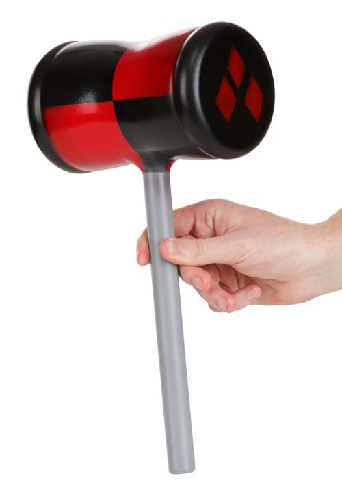 Black and Red Quirky Clown Costume Mallet Prop - US 8465