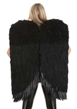 Adult Black Costume Angel Wings - US 0657