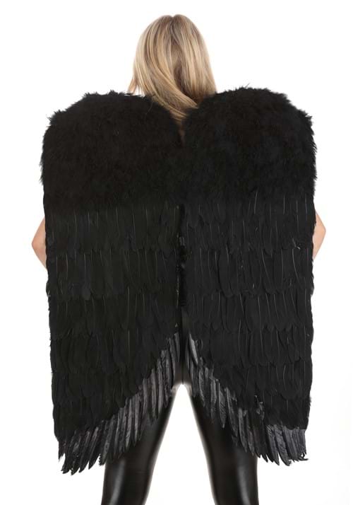 Adult Black Costume Angel Wings - US 0657