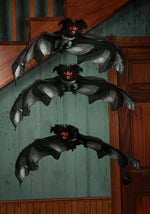 Pack of 3 Black Halloween Bats Decoration - US 4769