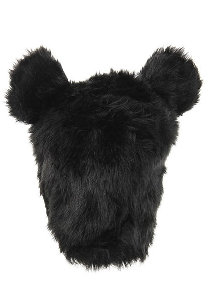 Black Bear Adult Plush Costume Hat - US 9232