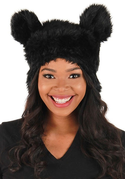 Black Bear Adult Plush Costume Hat - US 9232