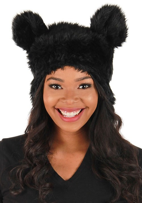 Black Bear Adult Plush Costume Hat - US 9232