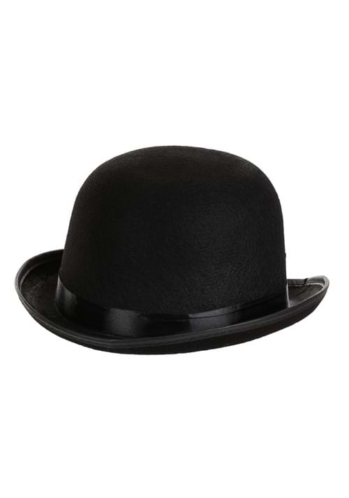 Men's Black Costume Bowler Hat - US 8002