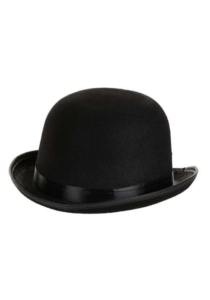 Men's Black Costume Bowler Hat - US 8002