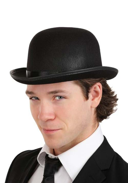 Men's Black Costume Bowler Hat - US 8002