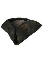 Adult Black Caribbean Pirate Costume Hat - US 5385