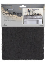 Creepy Black Fabric Decor - US 6924